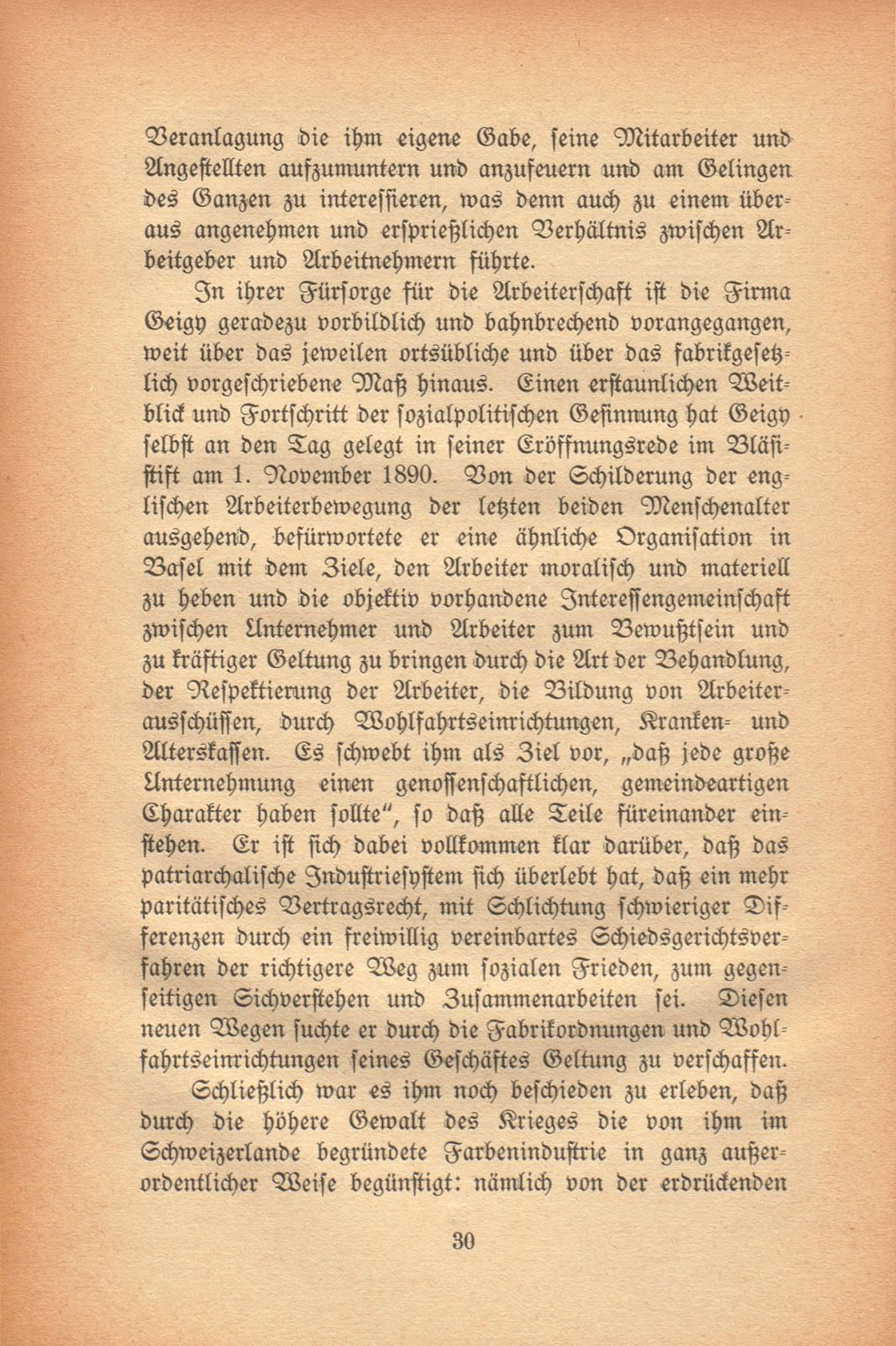 Johann Rudolf Geigy-Merian. 4. März 1830 bis 17. Februar 1917 – Seite 30