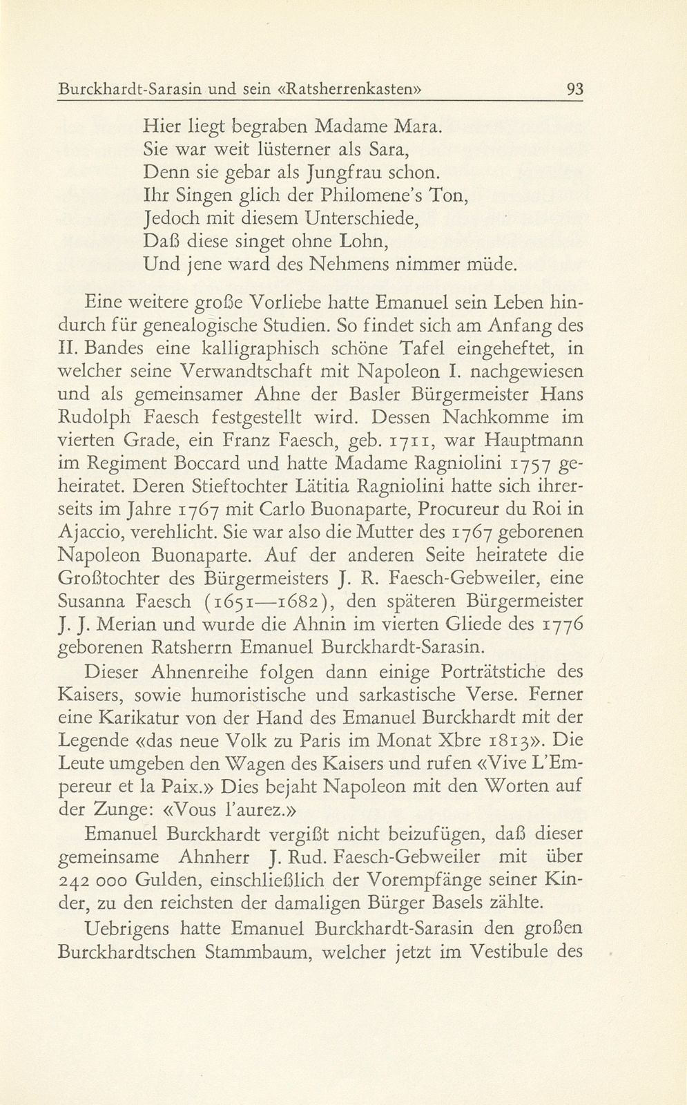 Ratsherr Emanuel Burckhardt-Sarasin und sein ‹Ratsherrenkasten› – Seite 27