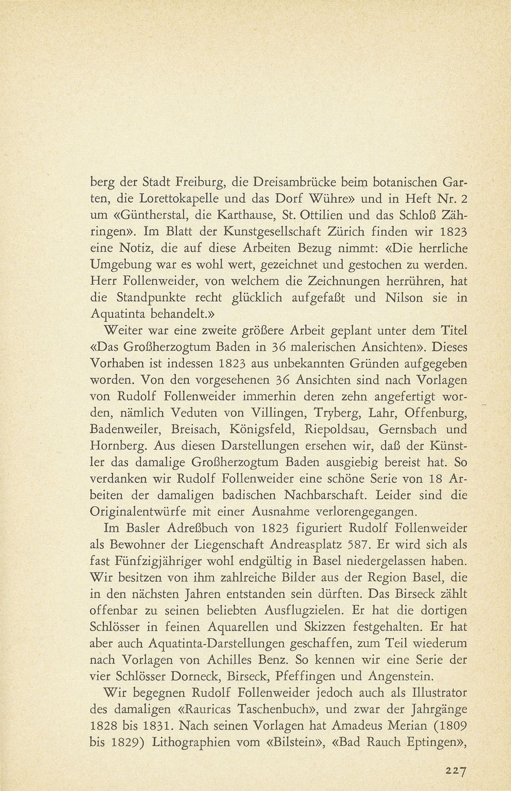 Zwei Maler aus dem alten Basel: Johann Rudolf Follenweider-Birmann (1774-1847) und Adolf Follenweider-Otto (1823-1894) – Seite 11