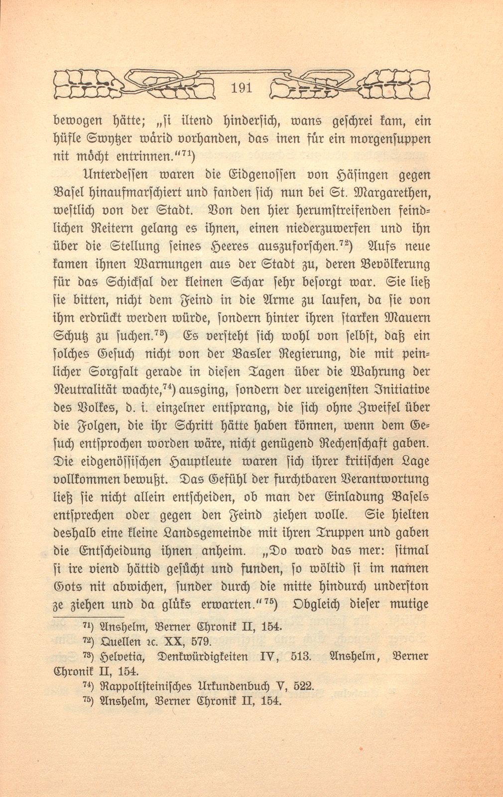 Das Gefecht auf dem Bruderholz. 22. März 1499 – Seite 18