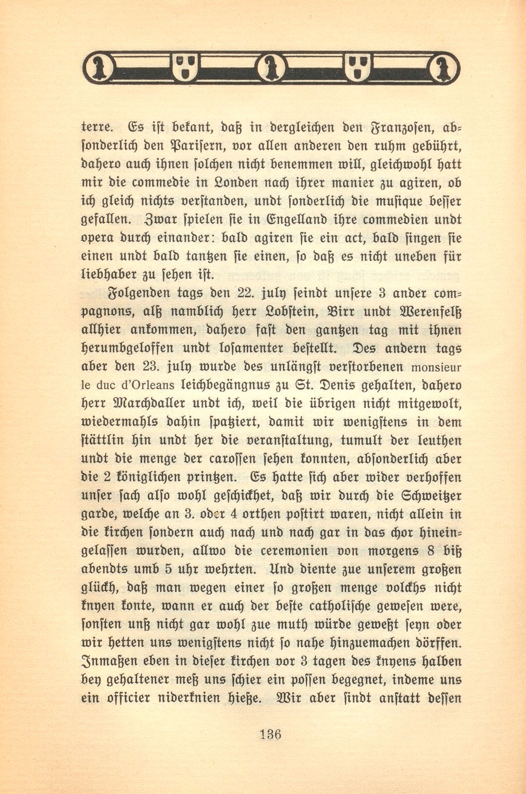 Der Aufenthalt eines Basler Kaufmanns in Paris im Jahre 1701 [Hans Burkhard Respinger] – Seite 18