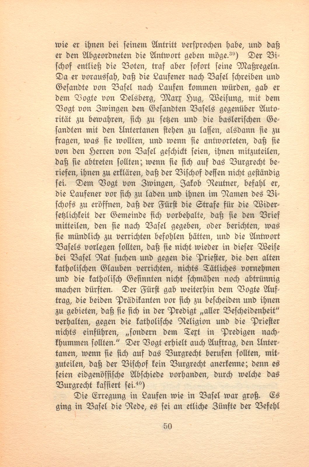 Die Gegenreformation im baslerisch-bischöflichen Laufen – Seite 20