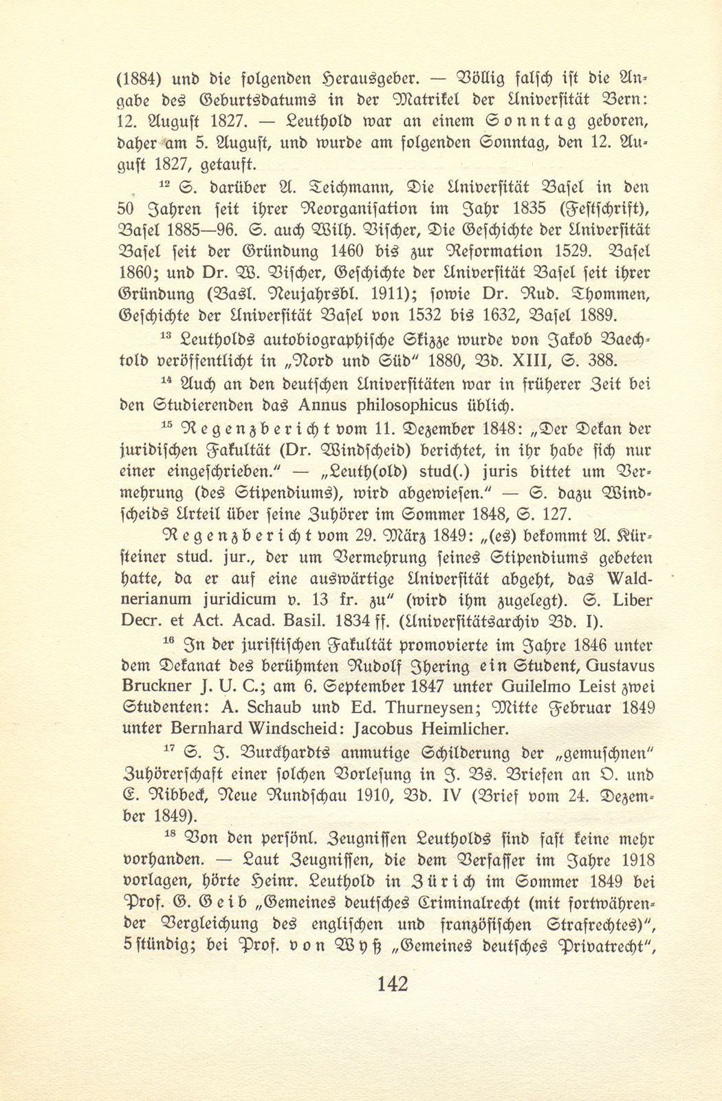 Der Dichter Heinrich Leuthold als Student an der Universität Basel – Seite 30