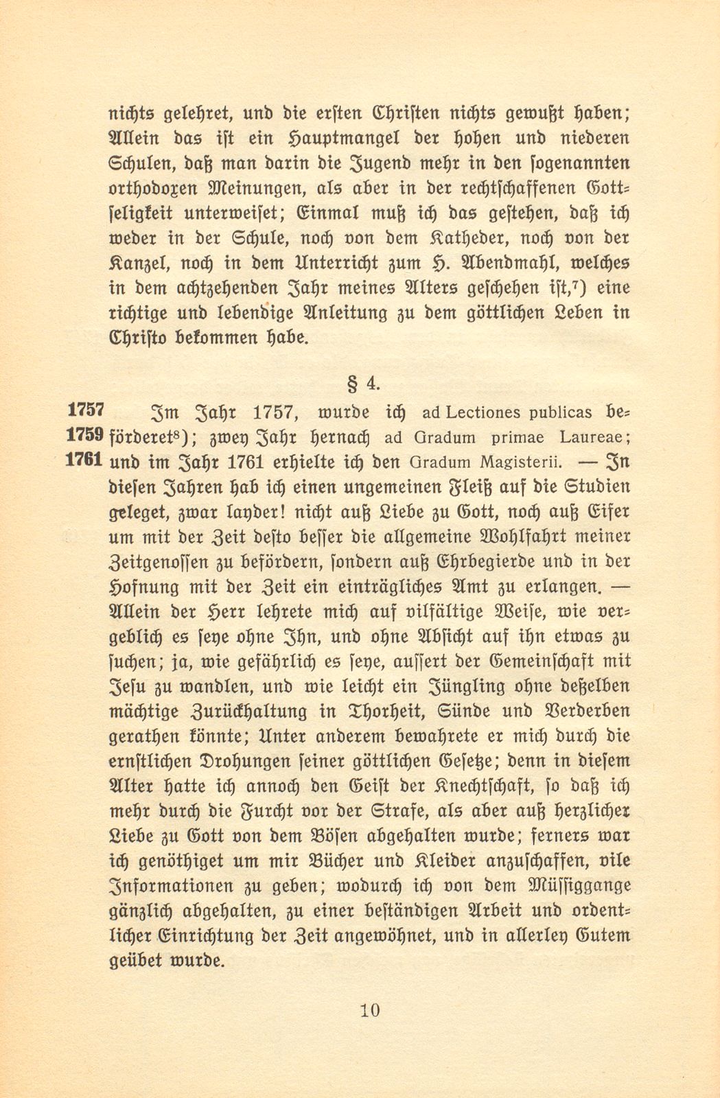 Aus den Papieren eines Pietisten und Aufklärers. [Joh. Frey] – Seite 10