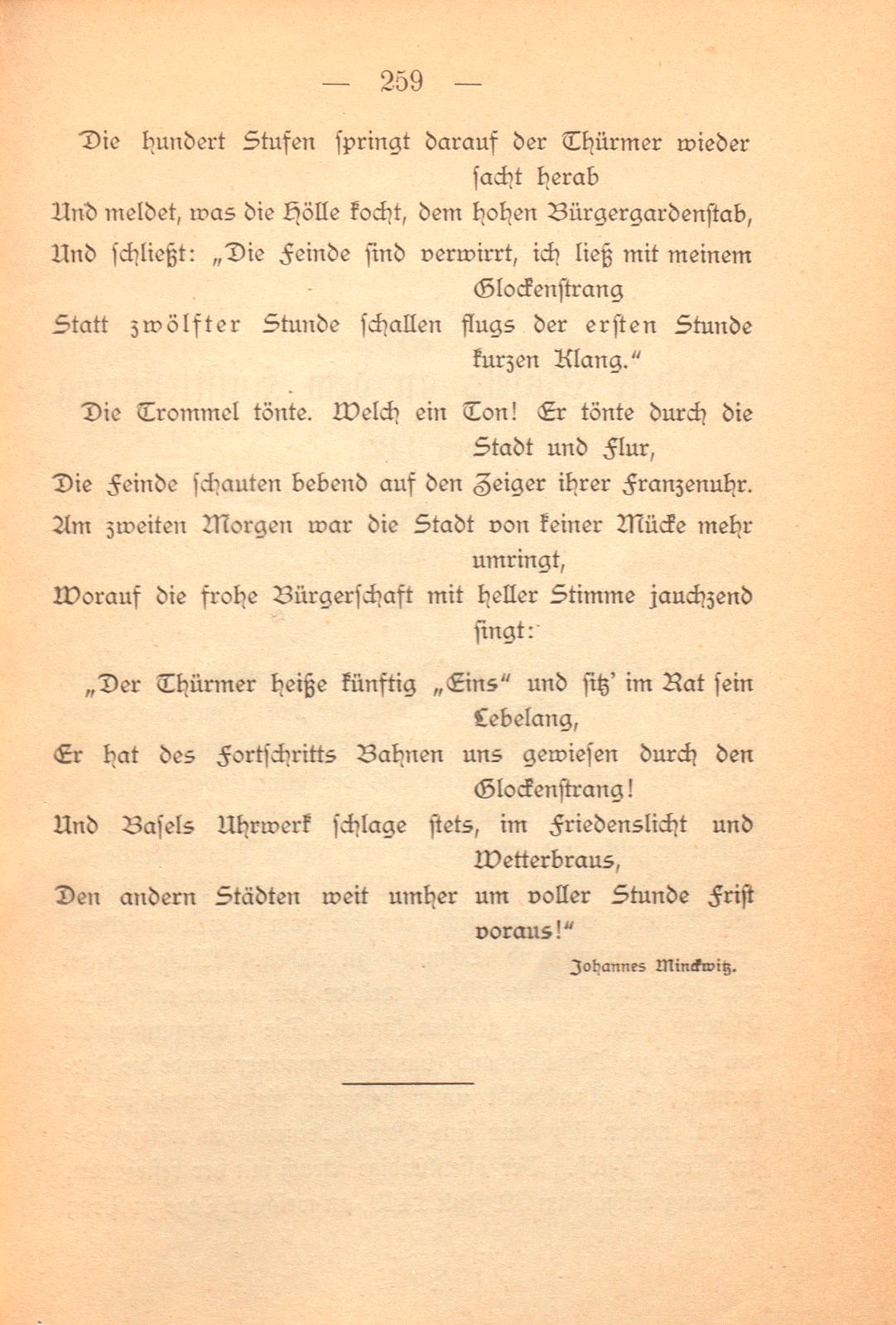 Der Glockenfortschritt. (Gewidmet der freien Stadt Basel.) 1883 [Gedicht] – Seite 3