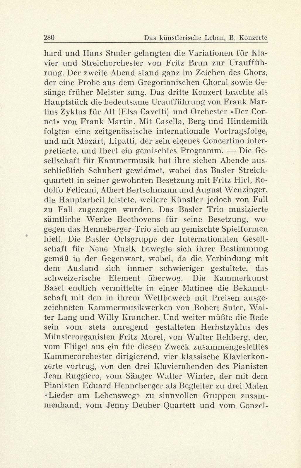 Das künstlerische Leben in Basel vom 1. Oktober 1944 bis 30. September 1945 – Seite 4