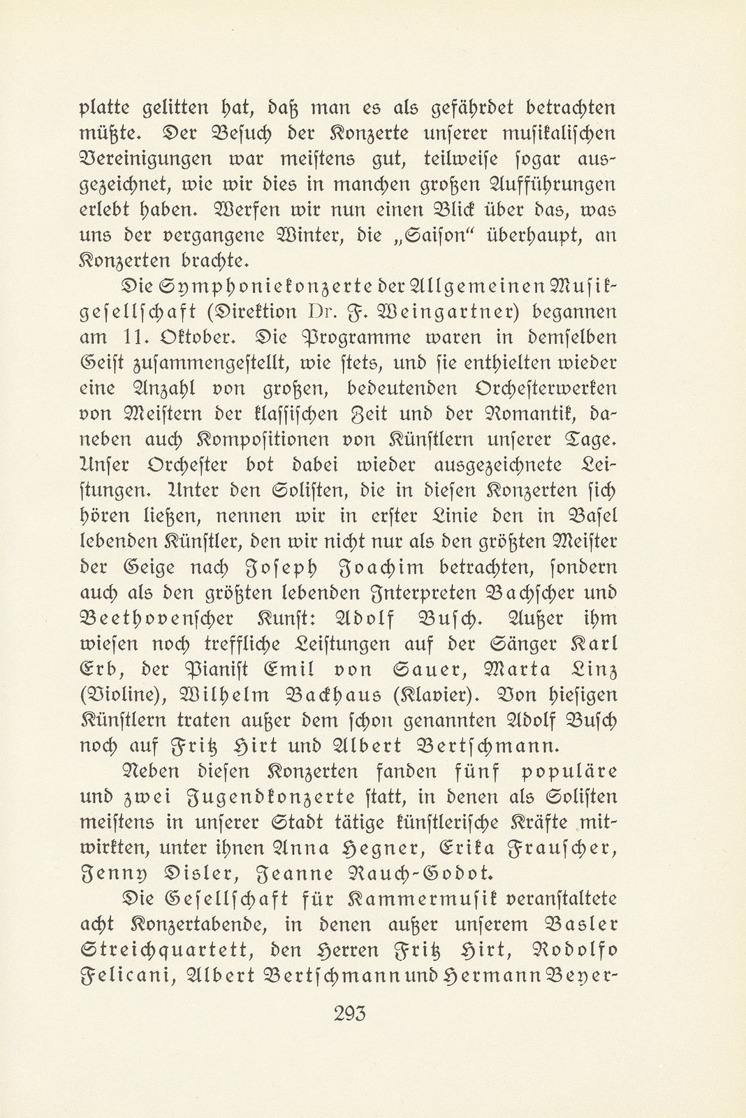 Das künstlerische Leben in Basel vom 1. Oktober 1930 bis 30. September 1931 – Seite 2