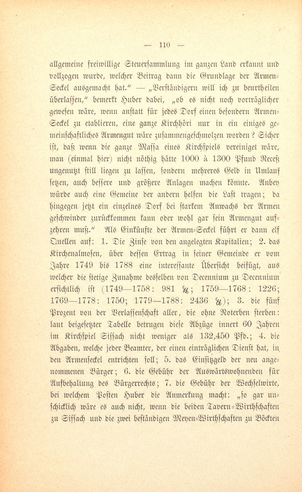 M. Johann Jakob Huber, weil. Pfarrer und Dekan in Sissach und seine Sammlungen zur Geschichte der Stadt und Landschaft Basel – Seite 36