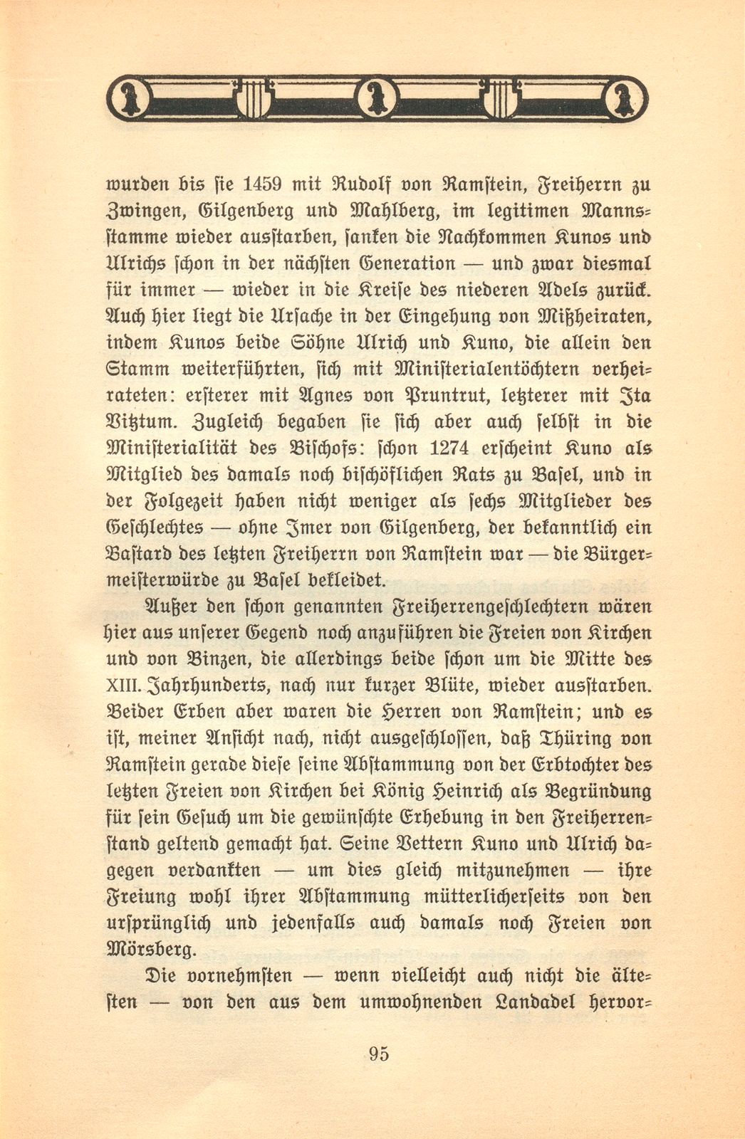 Herkunft und Stellung von Adel und Patriziat zu Basel im XIII. bis XV. Jahrhundert – Seite 4