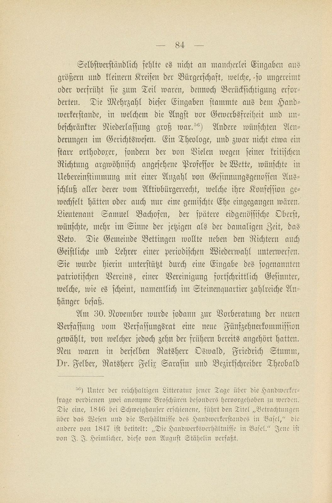 Basel zur Zeit der Freischarenzüge und des Sonderbunds – Seite 40