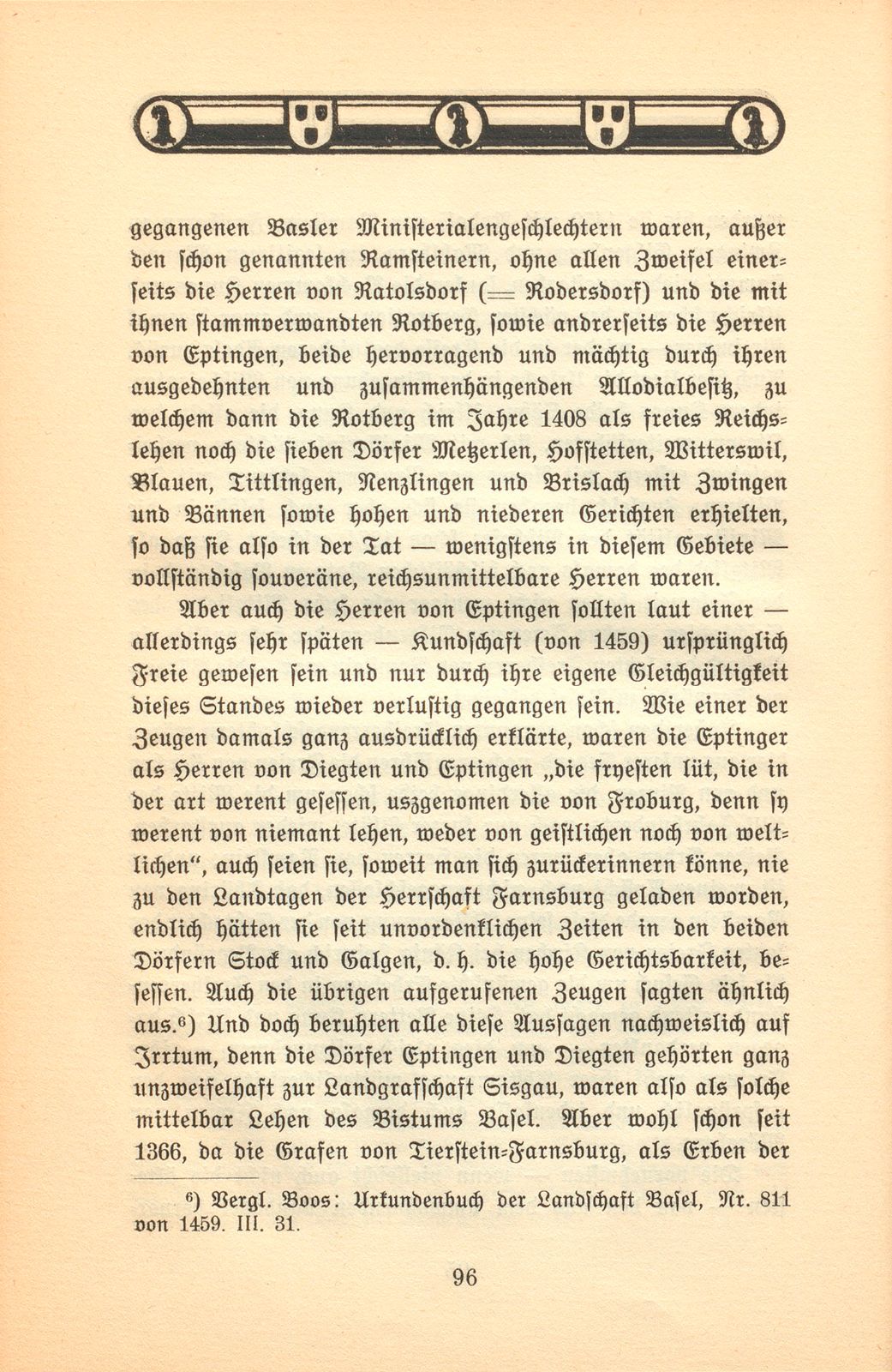 Herkunft und Stellung von Adel und Patriziat zu Basel im XIII. bis XV. Jahrhundert – Seite 5