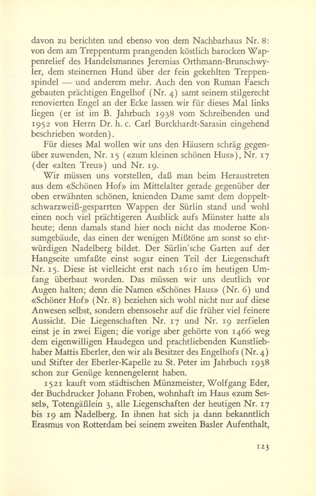 Denkwürdiges um ein paar Nadelberg-Häuser – Seite 3