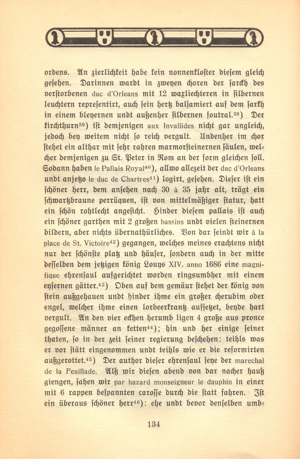 Der Aufenthalt eines Basler Kaufmanns in Paris im Jahre 1701 [Hans Burkhard Respinger] – Seite 16