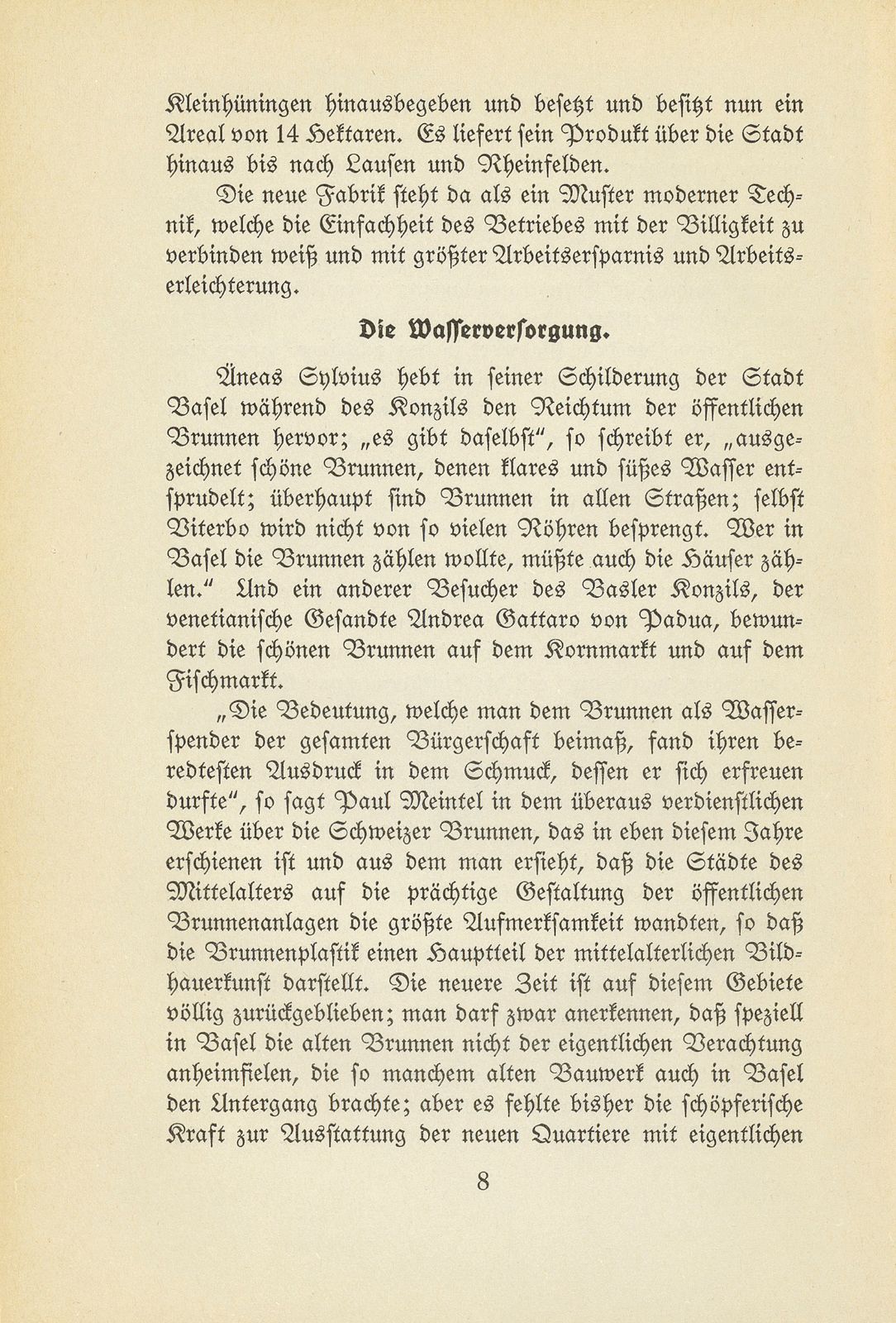 Die Anfänge der öffentlichen Betriebe der Stadt Basel – Seite 8