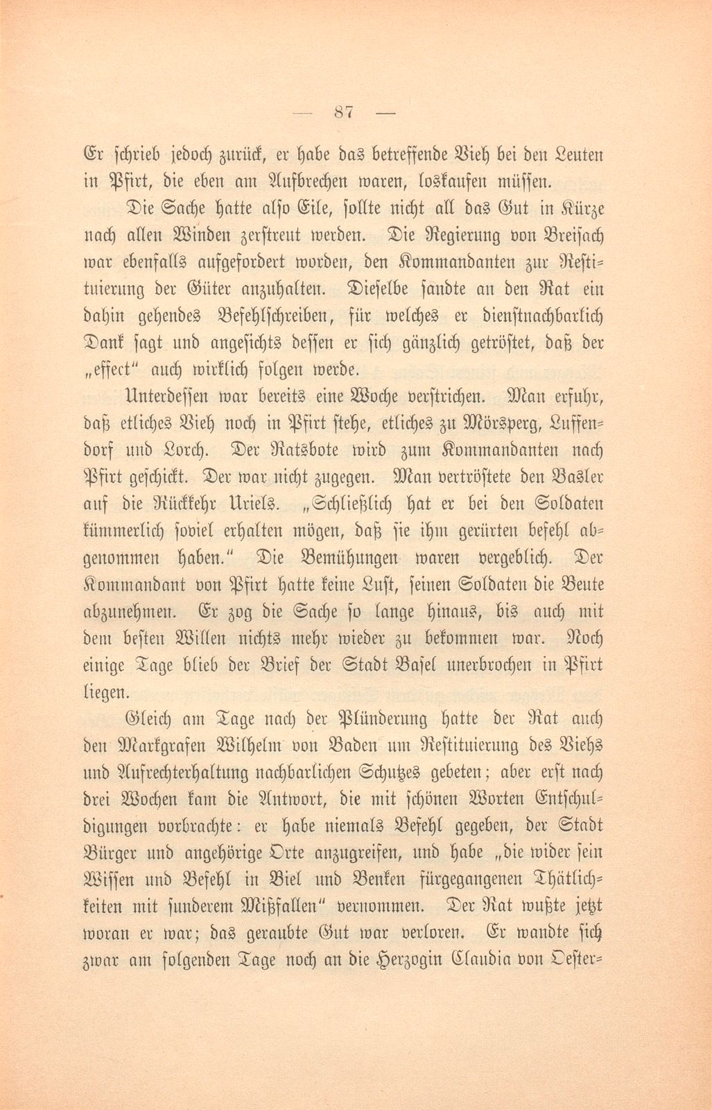 Biel-Benken im dreissigjährigen Kriege – Seite 15