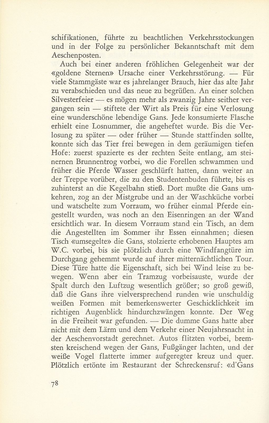 Die Aeschenvorstadt und der Gasthof zum ‹Goldenen Sternen› – Seite 13