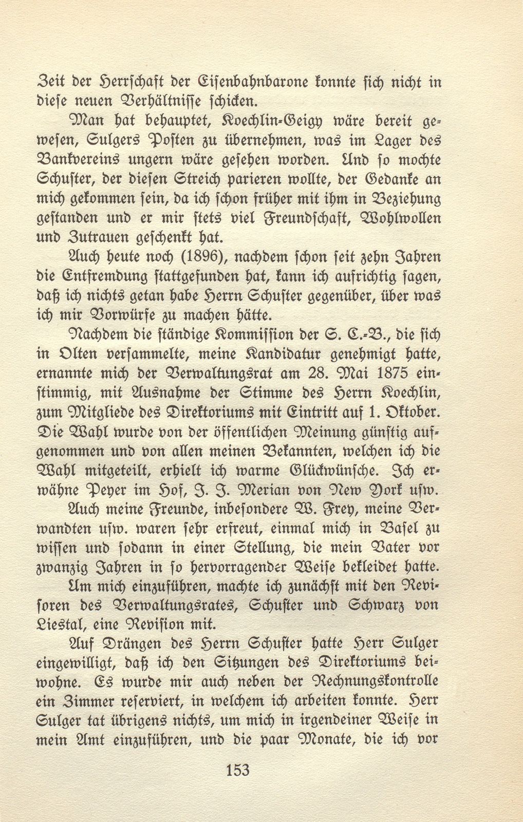 Von den Schweizer Bahnen und Banken in der kritischen Zeit der 1870er und der 1880er Jahre – Seite 9