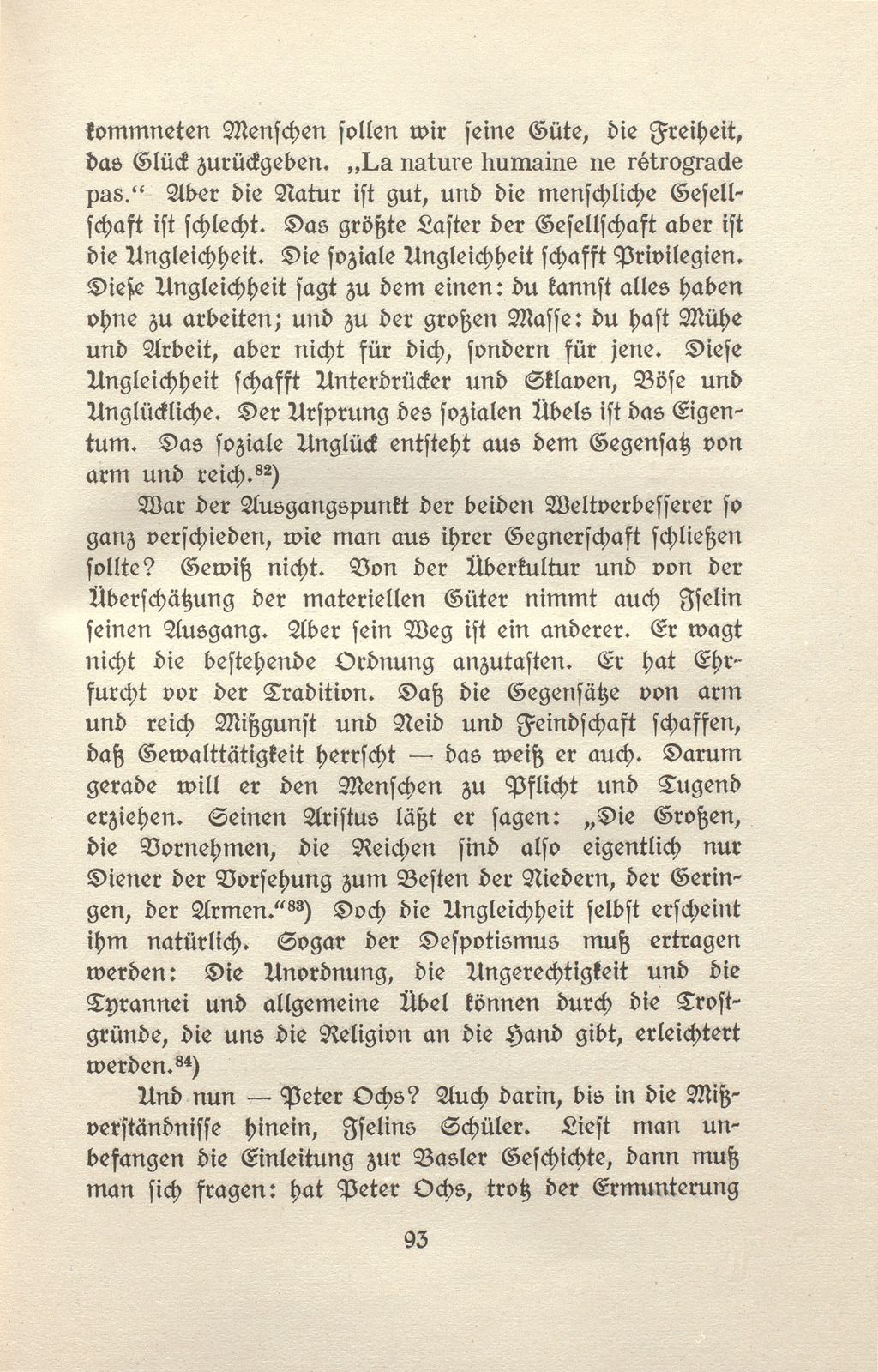 Der Einfluss Isaac Iselins auf Peter Ochs – Seite 30