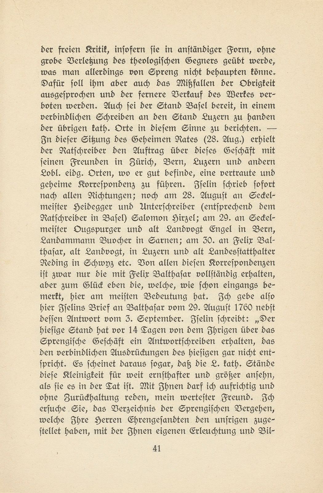 Das Sprengische Geschäft, ein Religionshandel im alten Basel – Seite 17