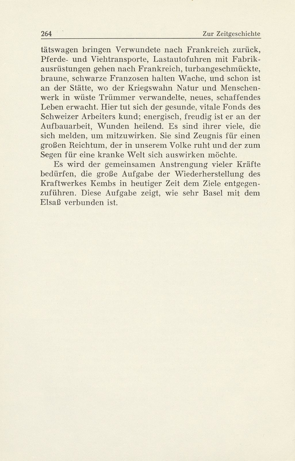 Zur Zeitgeschichte. Die Beeinflussung des Basler Hafens durch die Kriegsereignisse am Kraftwerk Kembs – Seite 8