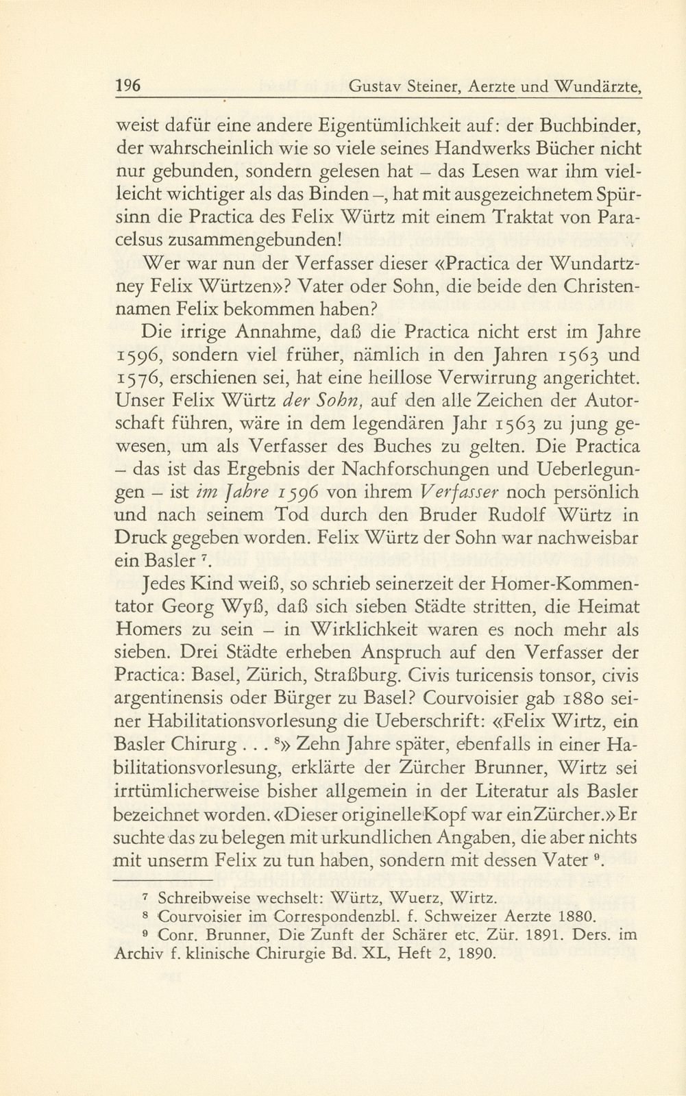 Ärzte und Wundärzte, Chirurgenzunft und medizinische Fakultät in Basel – Seite 20