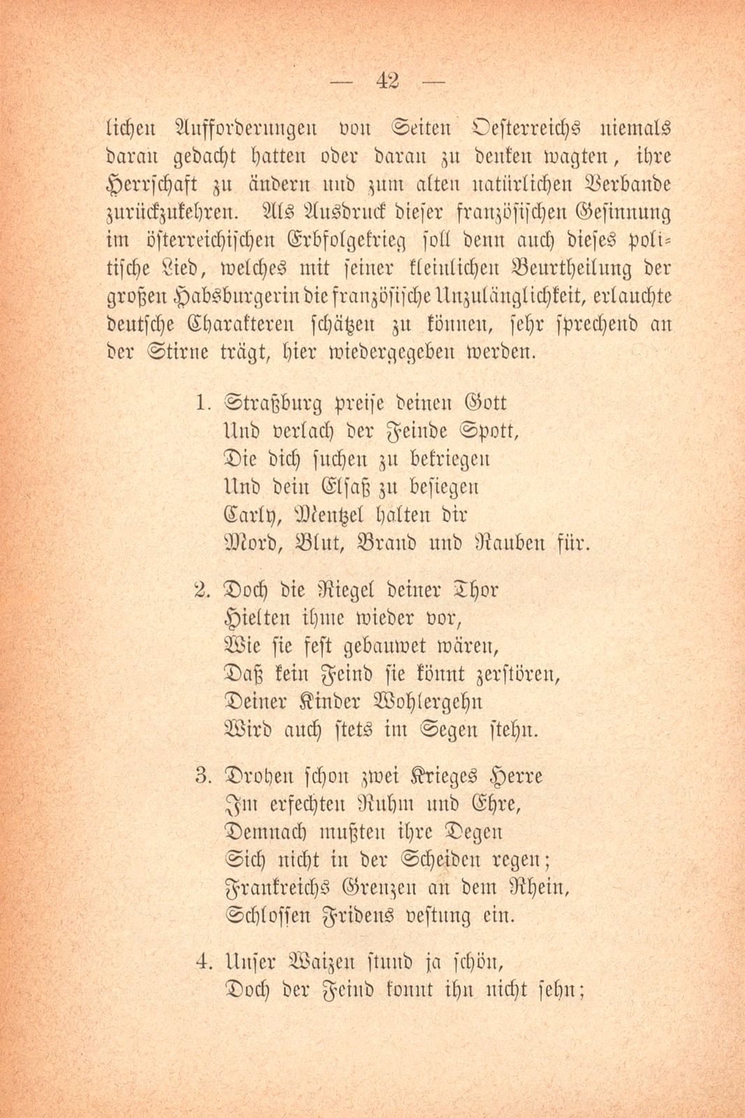 Ein politisches Gedicht aus dem Elsass vom Jahre 1743 – Seite 8