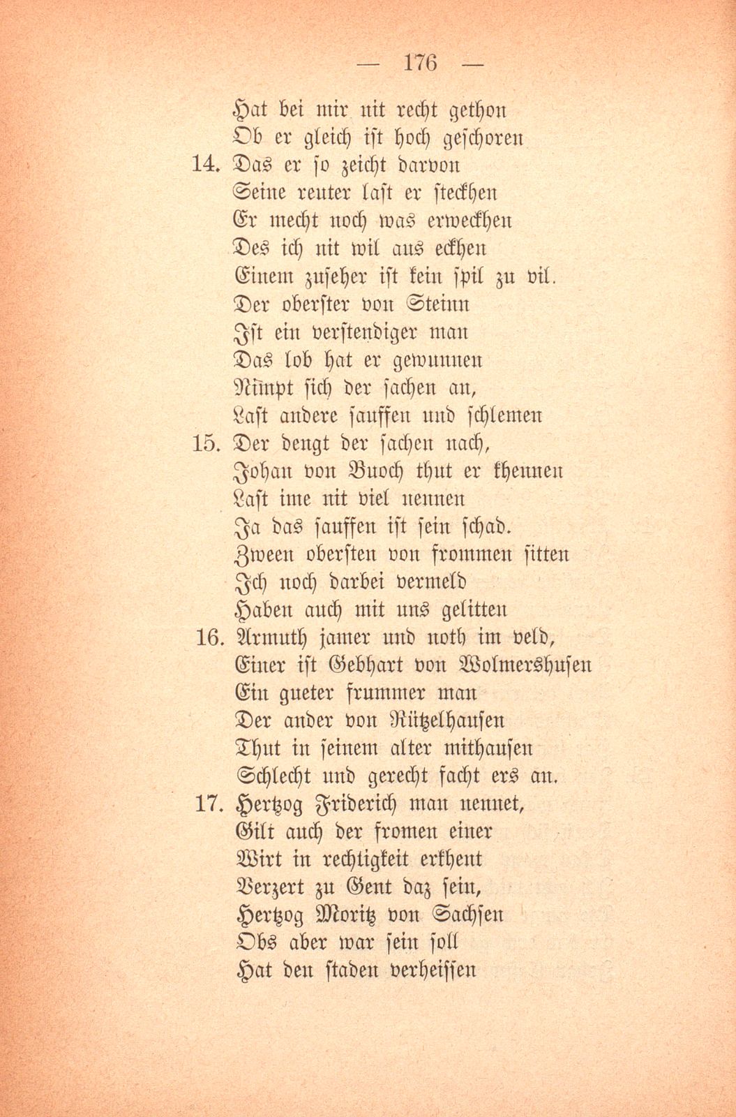 Lied eines deutschen Reiters aus dem Heere der niederländischen Patrioten 1579 – Seite 15