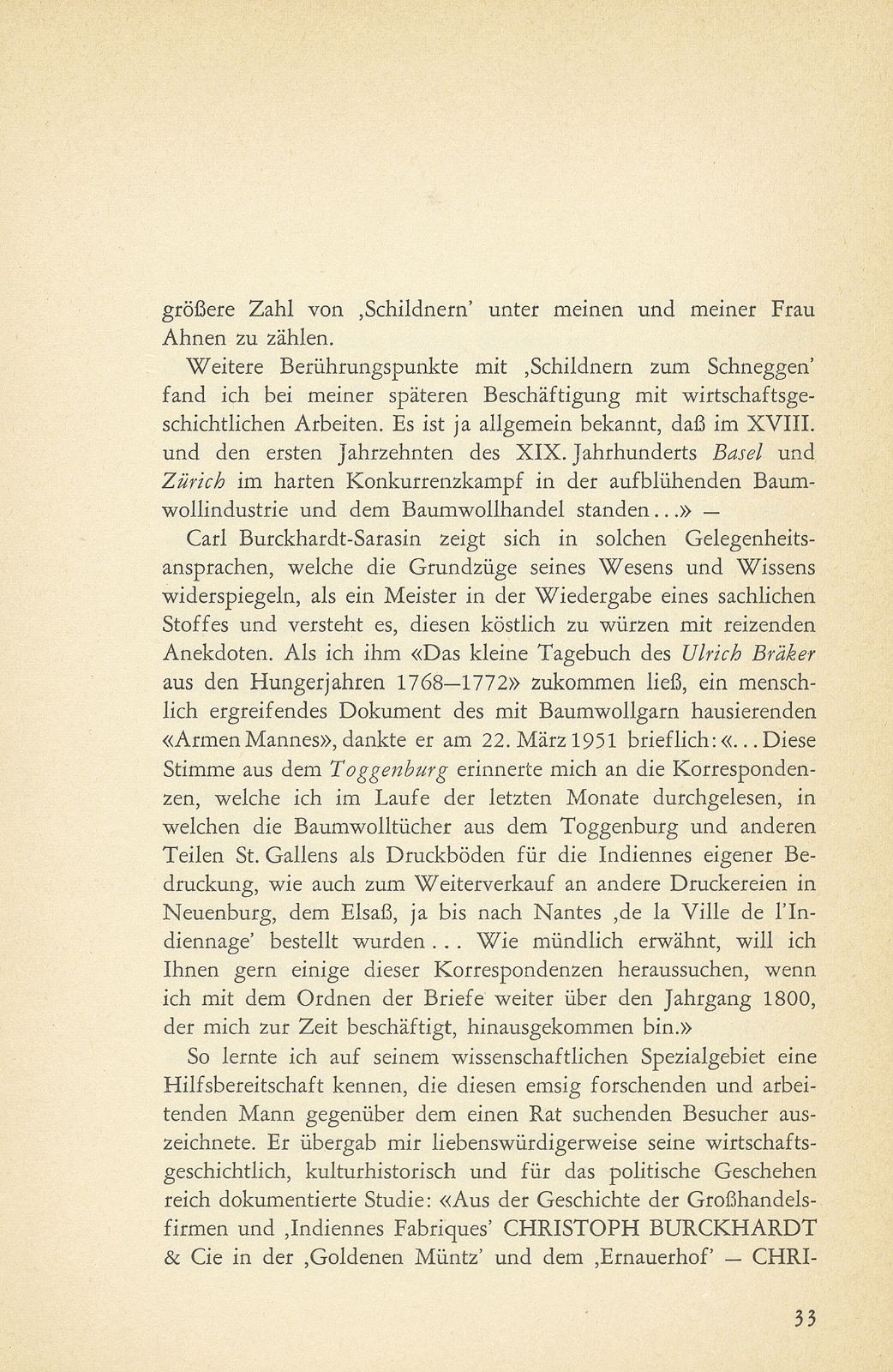 In memoriam Dr. h.c. Carl Burckhardt-Sarasin (1873-1971) – Seite 6