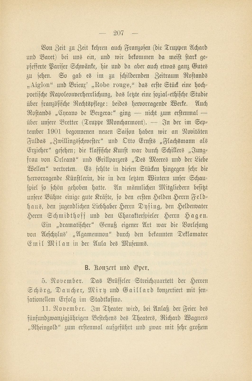 Das künstlerische Leben in Basel – Seite 1