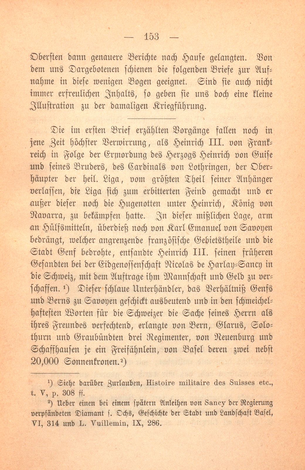 Schicksal einiger Basler Fähnlein in französischem Sold. (1589-1593.) – Seite 4