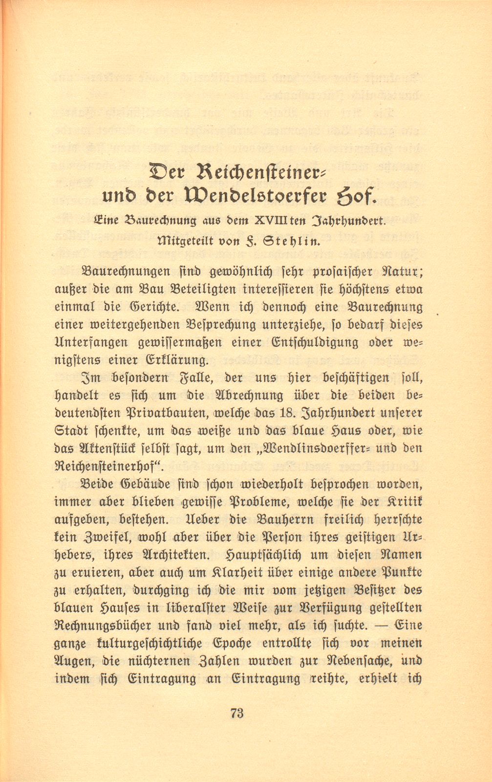 Der Reichensteiner- und der Wendelstörfer-Hof – Seite 1