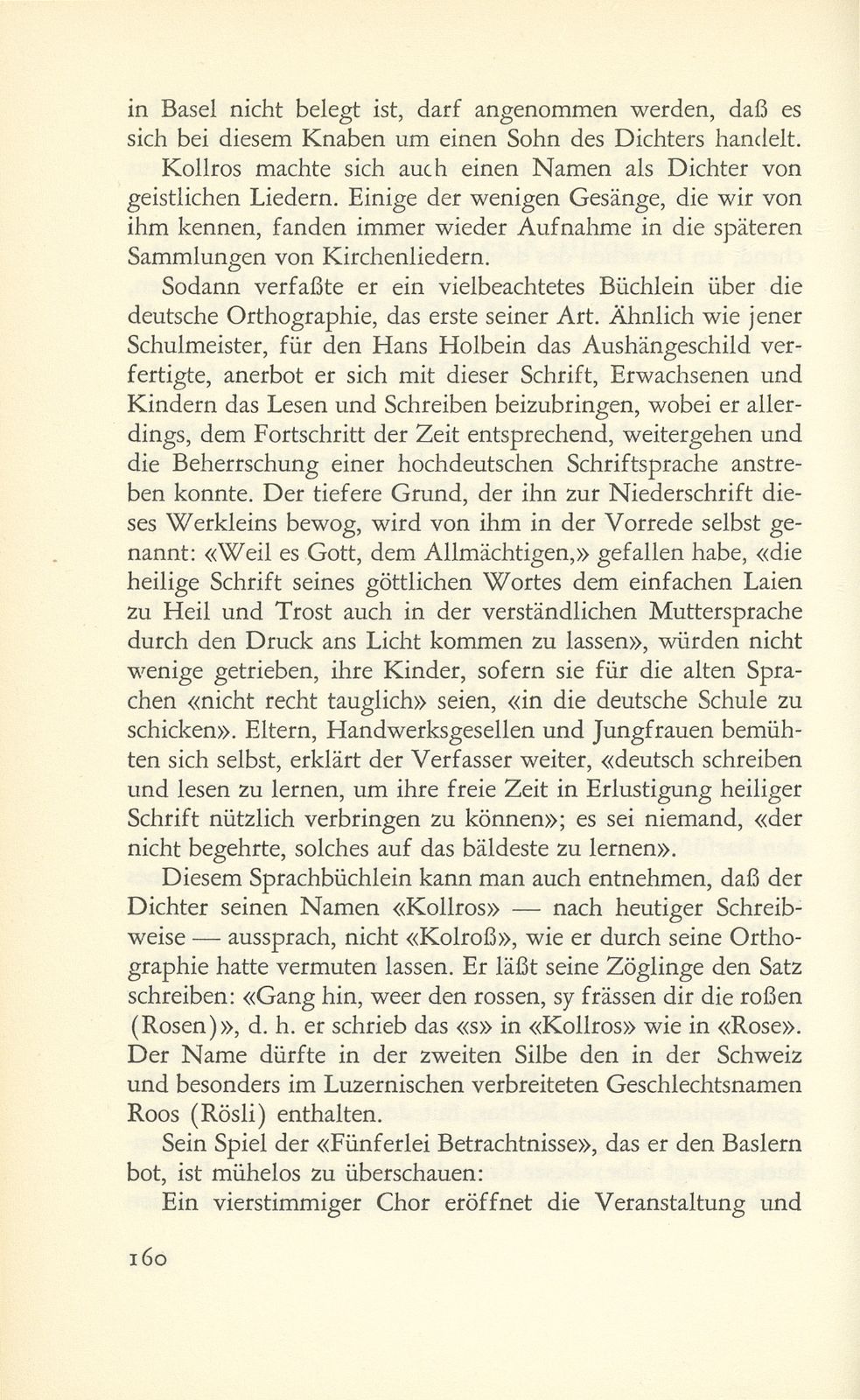 Fünferlei Betrachtungen des Johannes Kollros – Seite 3