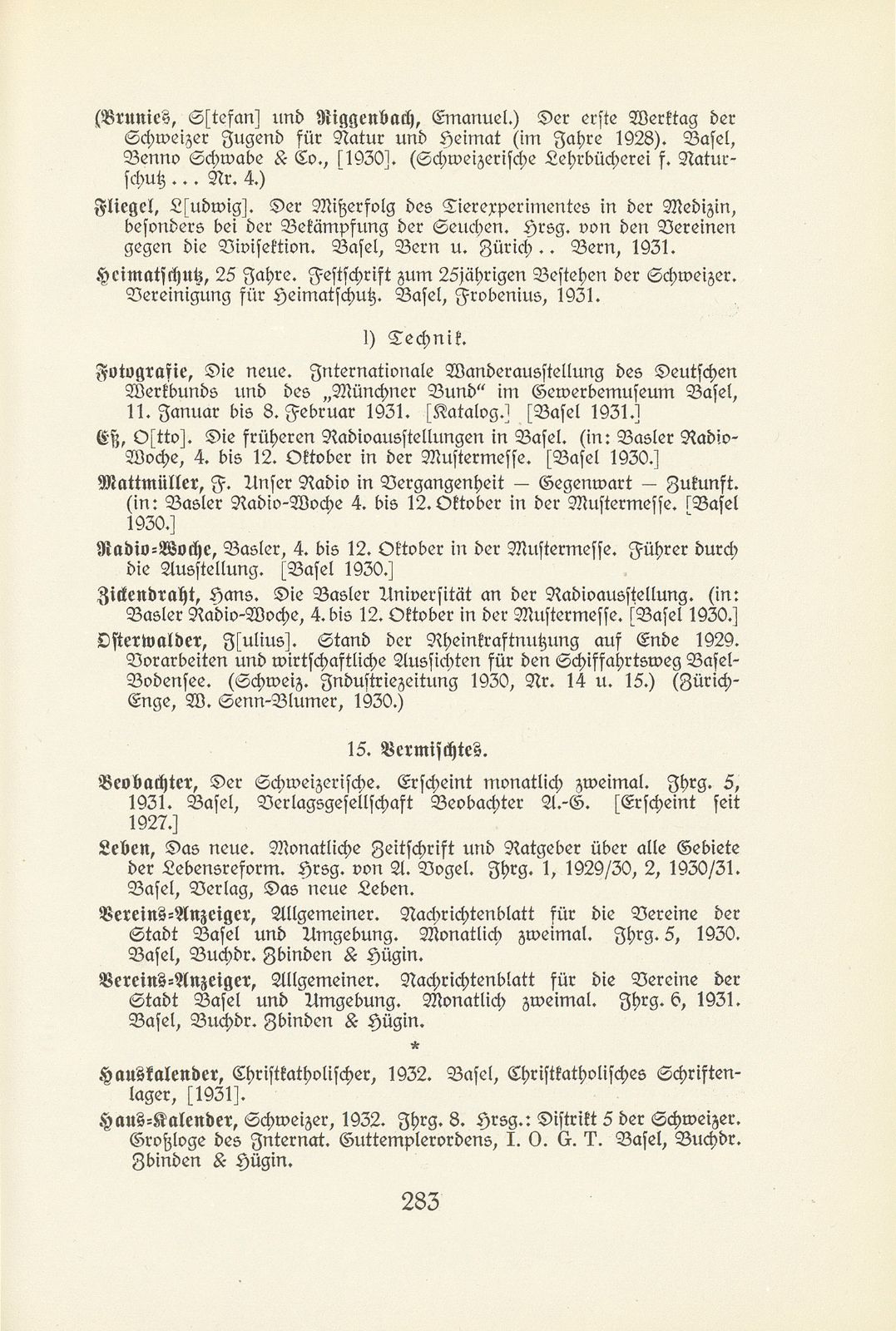 Basler Bibliographie 1931 – Seite 41