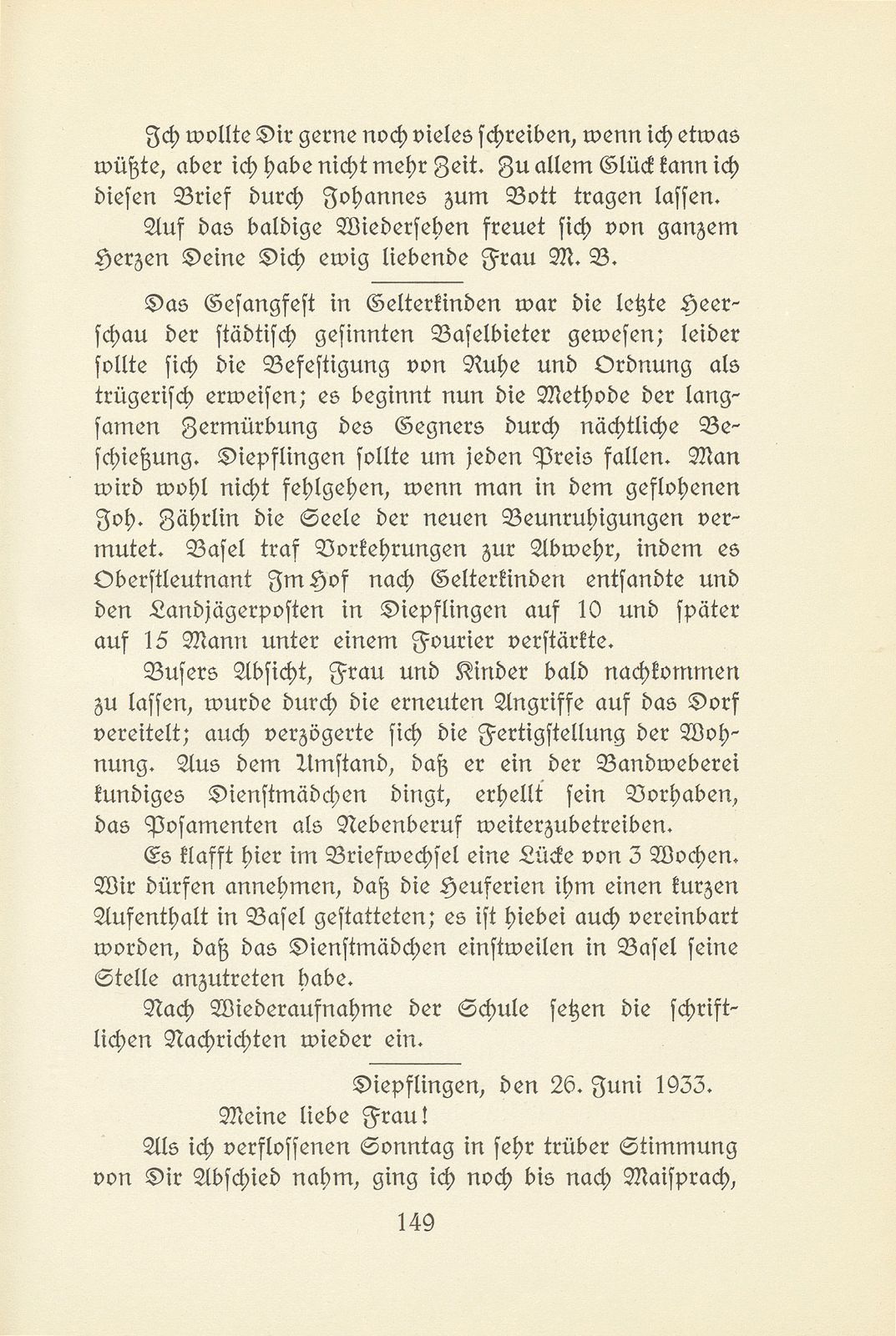 Briefe aus den Dreissigerwirren [M. Buser-Rolle] – Seite 21