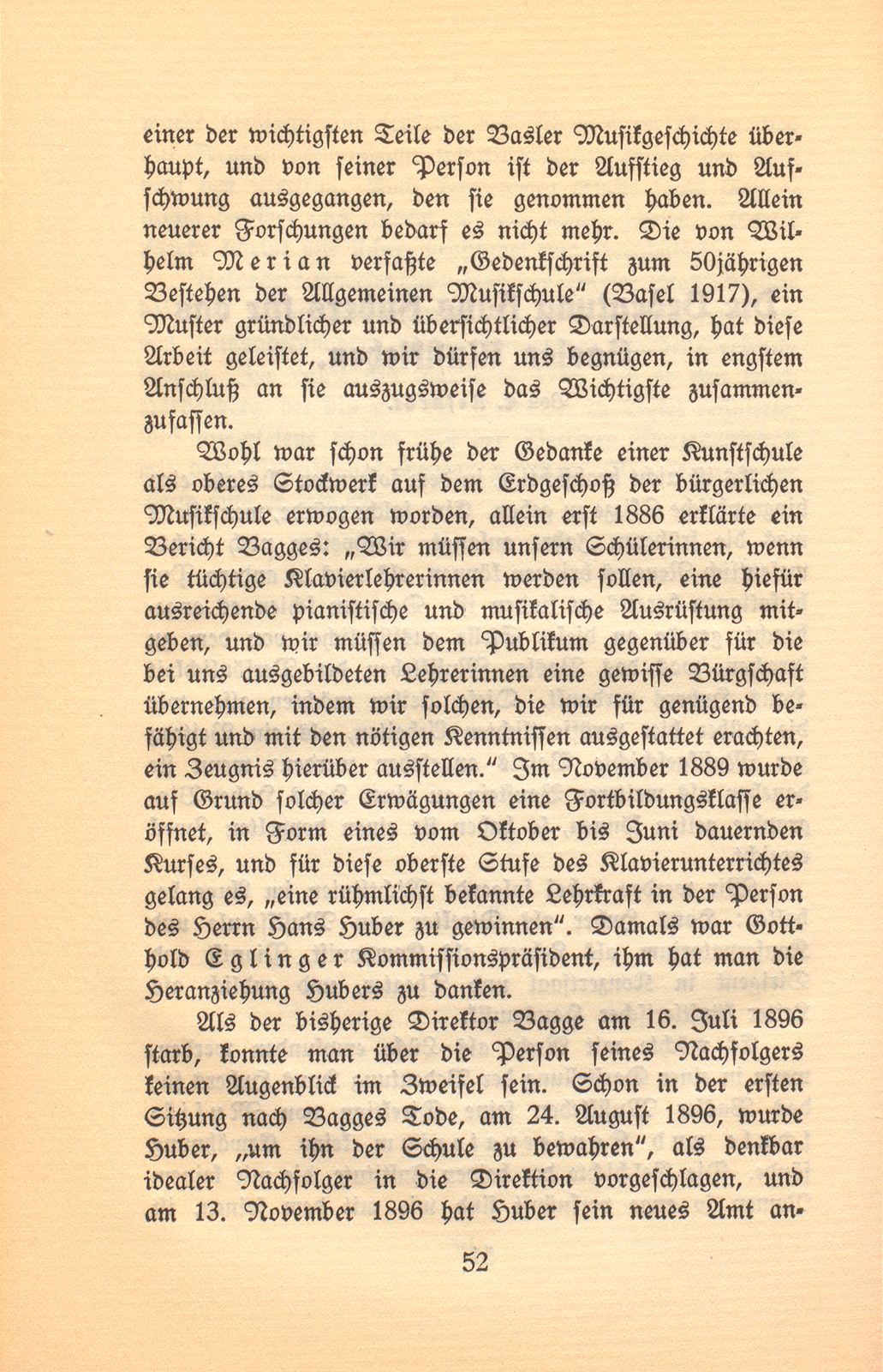 Die Bedeutung Hans Hubers für das Basler Musikleben – Seite 2