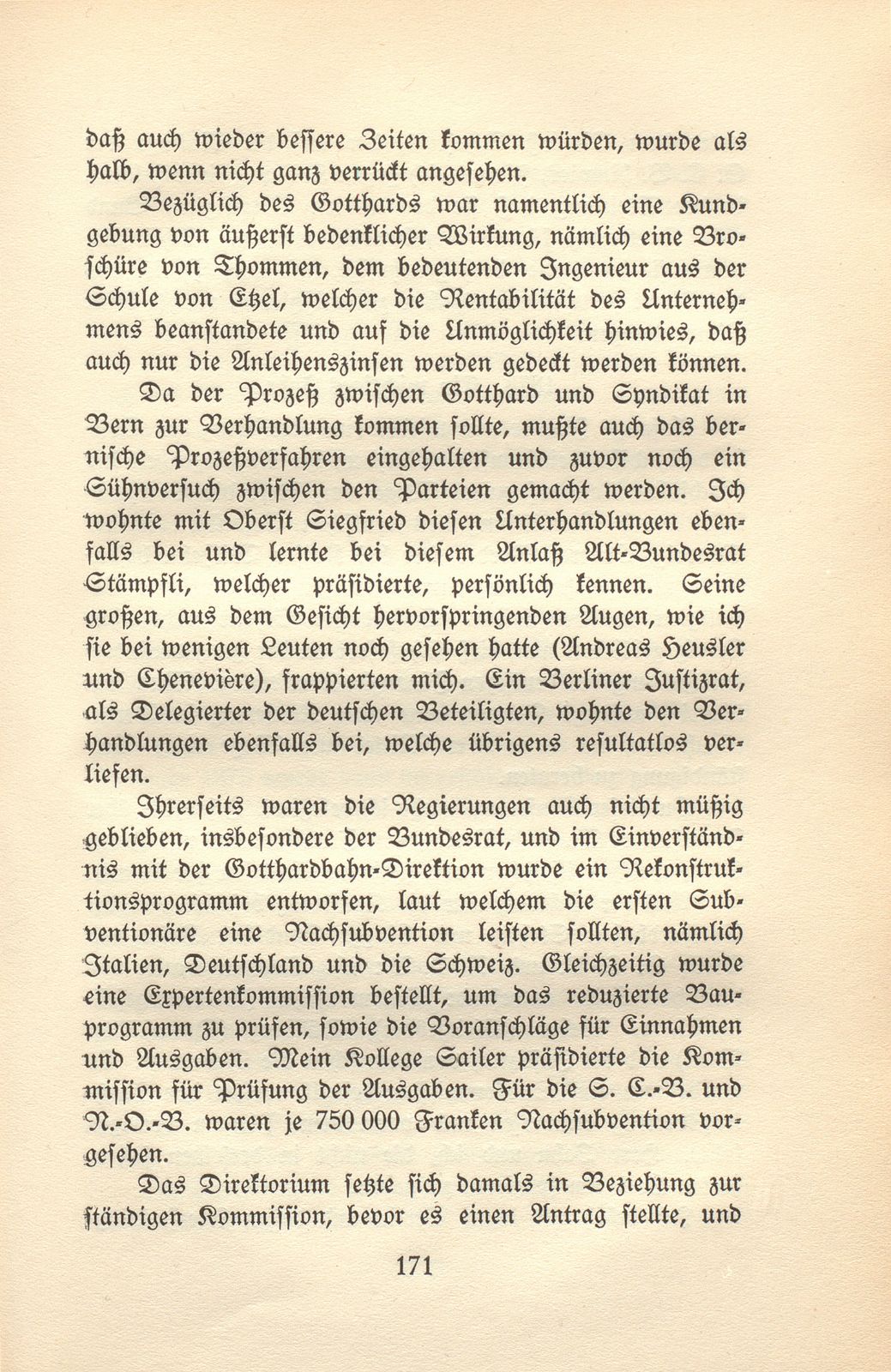 Von den Schweizer Bahnen und Banken in der kritischen Zeit der 1870er und der 1880er Jahre – Seite 27