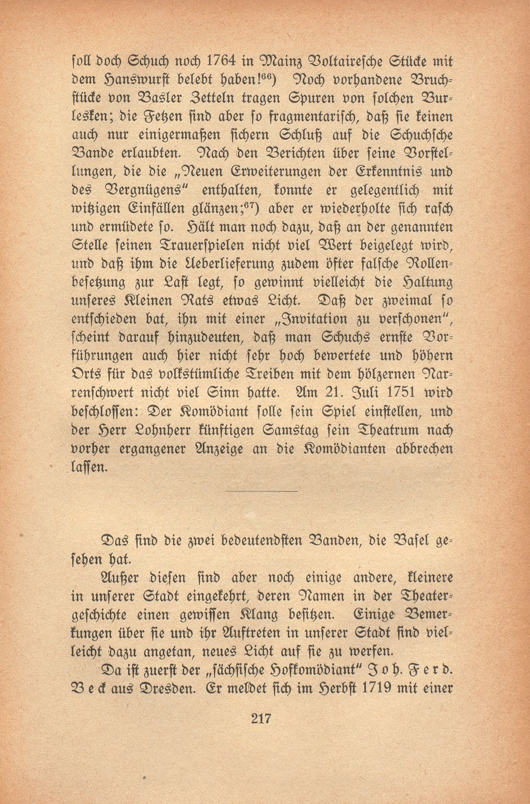 Basels Komödienwesen im 18. Jahrhundert – Seite 41