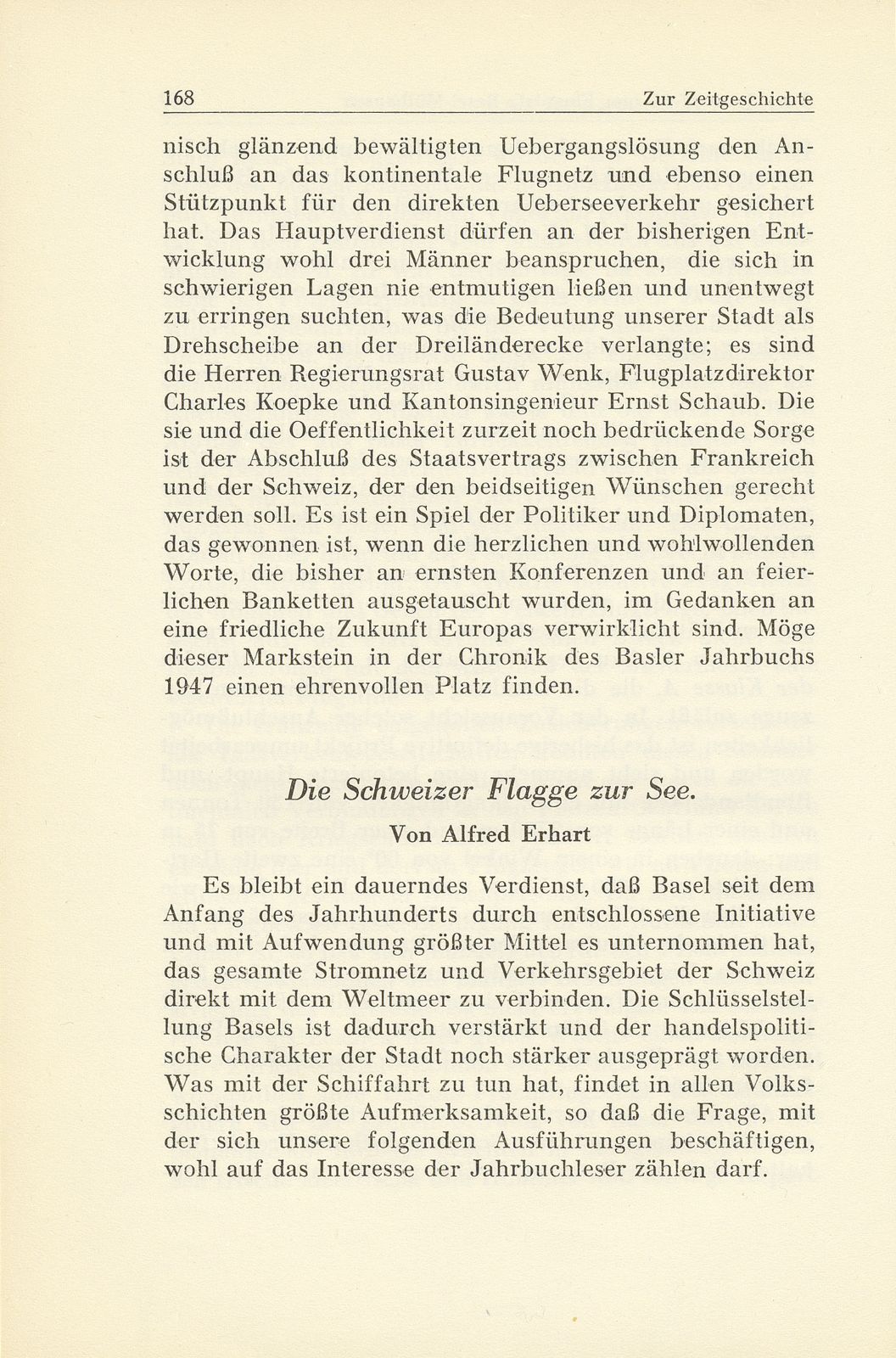 Zur Zeitgeschichte. Vom Sternenfeld zum Flugplatz Basel-Mülhausen – Seite 15