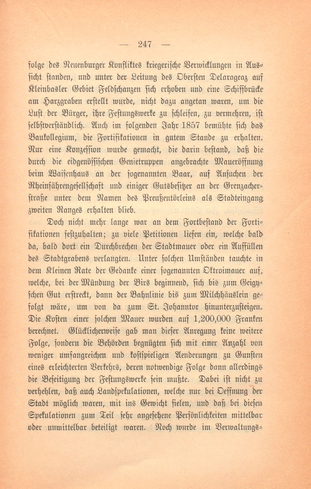 Basels bauliche Entwicklung im 19. Jahrhundert – Seite 41