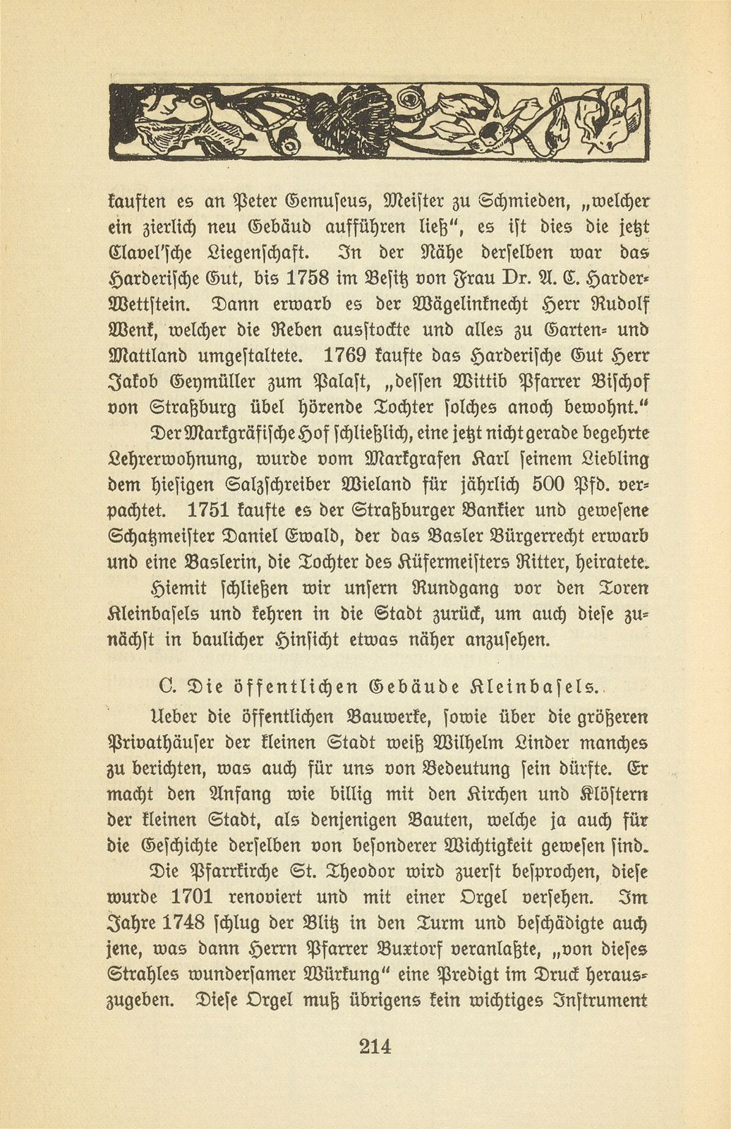 Eine Kleinbasler Chronik des 18. Jahrhunderts [Wilhelm Linder] – Seite 22