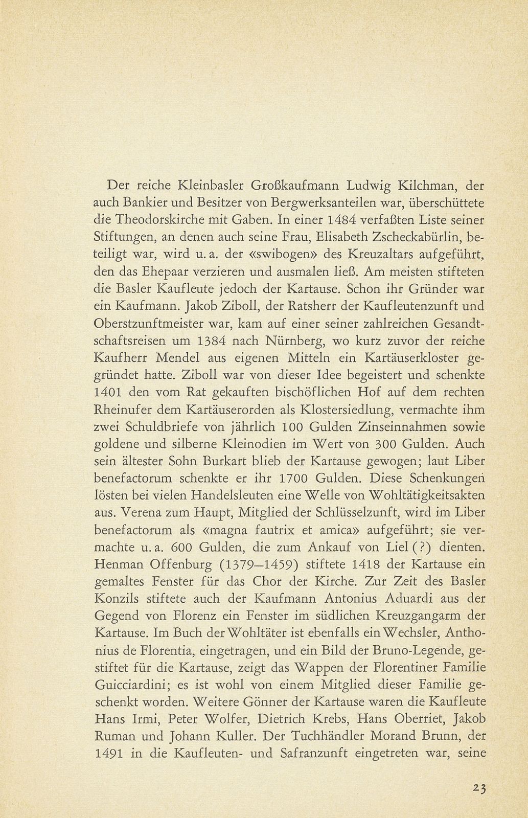 Der Einfluss der spätmittelalterlichen Basler Kaufleute auf das Kulturleben – Seite 6