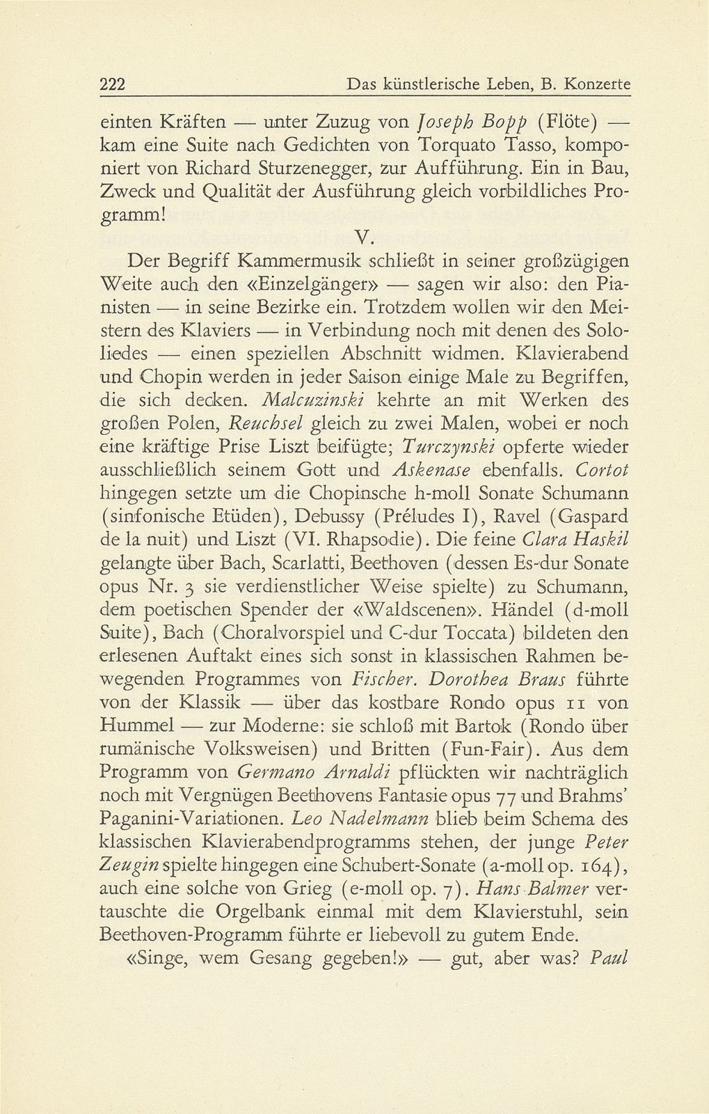 Das künstlerische Leben in Basel vom 1. Oktober 1948 bis 30. September 1949 – Seite 12