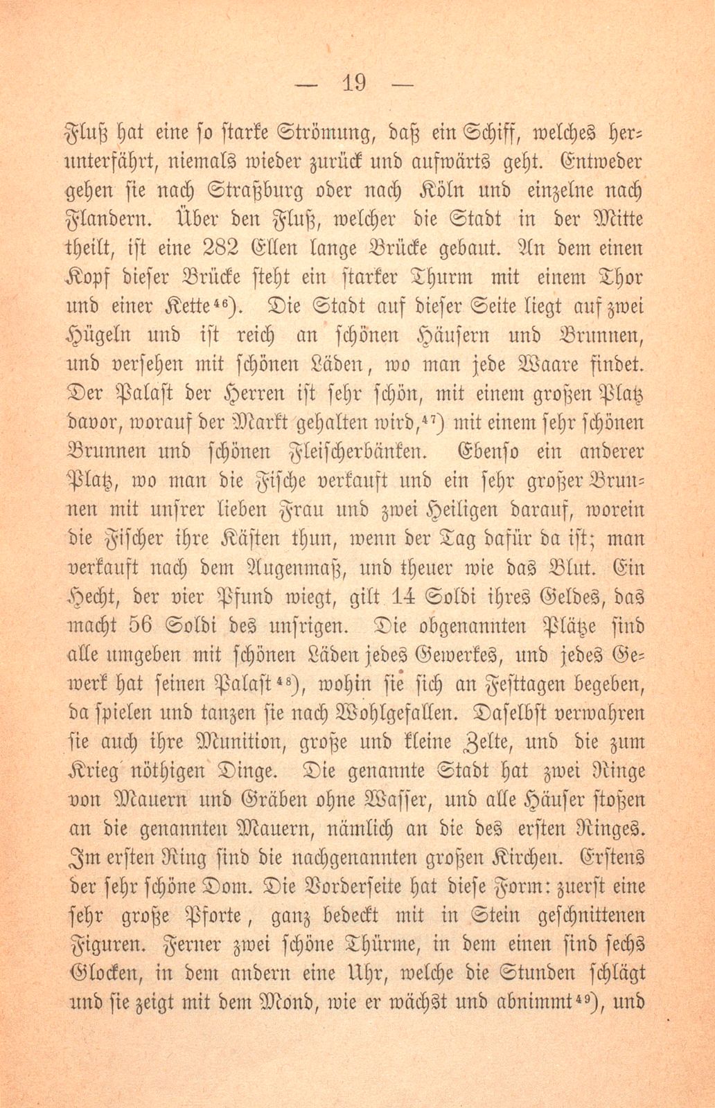 Andrea Gattaro von Padua, Tagebuch der Venetianischen Gesandten beim Concil zu Basel. (1433-1435.) – Seite 19