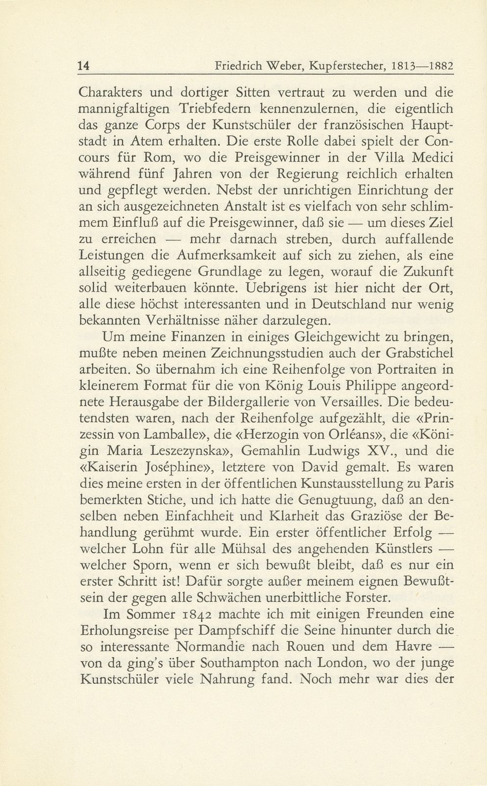 Friedrich Weber, Kupferstecher, 1813-1882. Sein Lebensgang – von ihm selbst erzählt – Seite 8