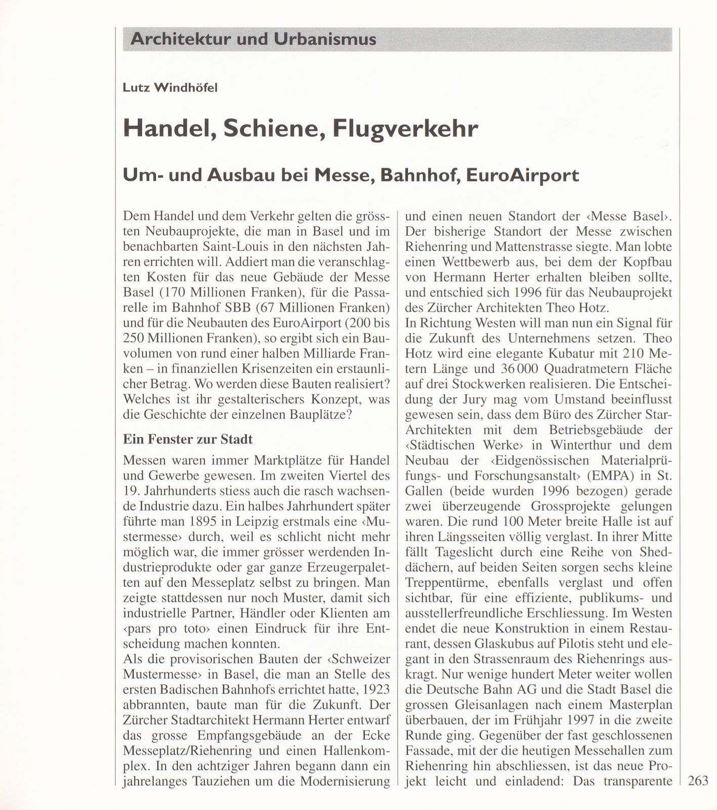 Handel, Schiene, Luftverkehr – Seite 1