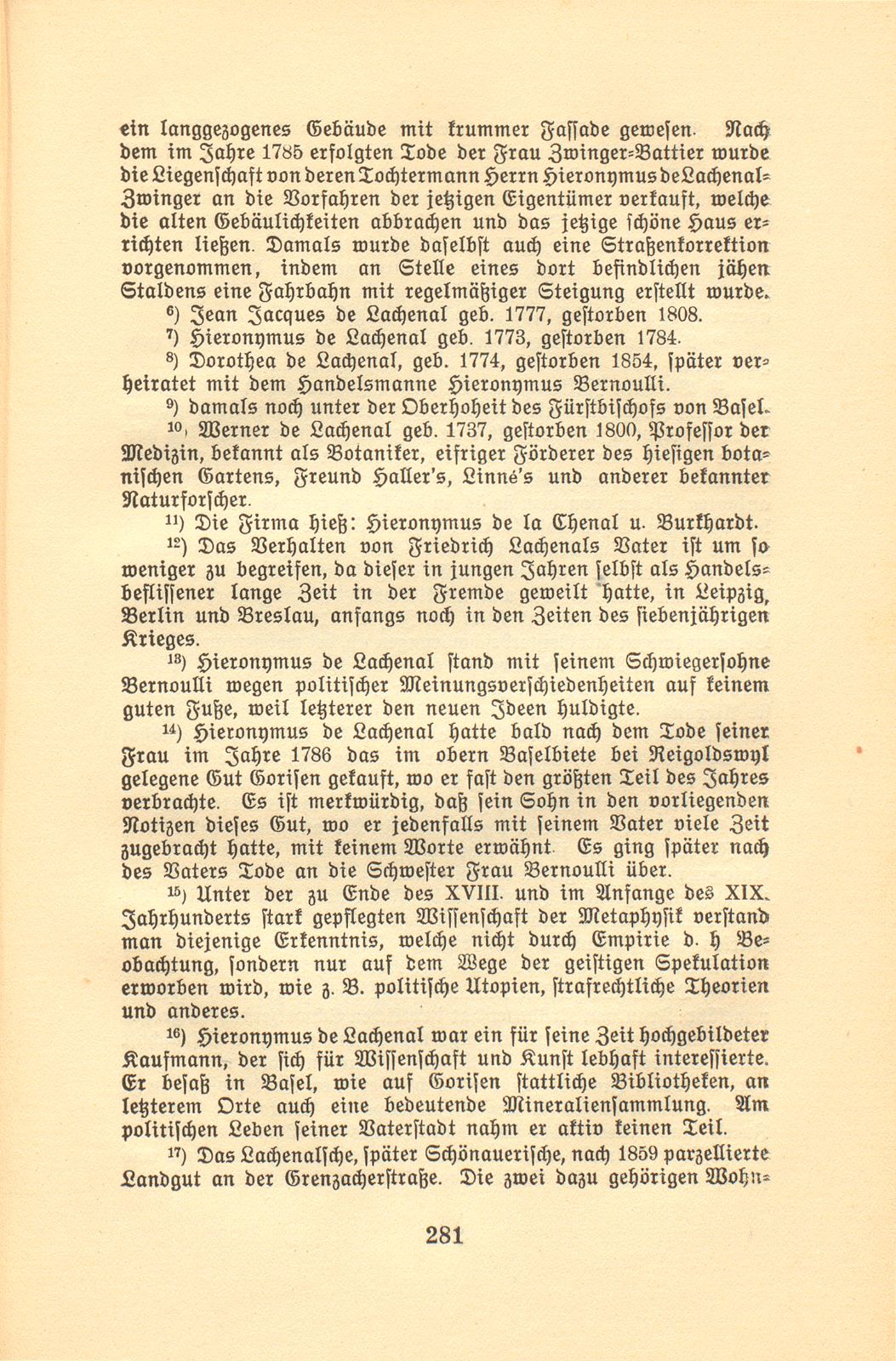 Kurze Notizen aus den Lebensumständen von Friedrich Lachenal – Seite 25