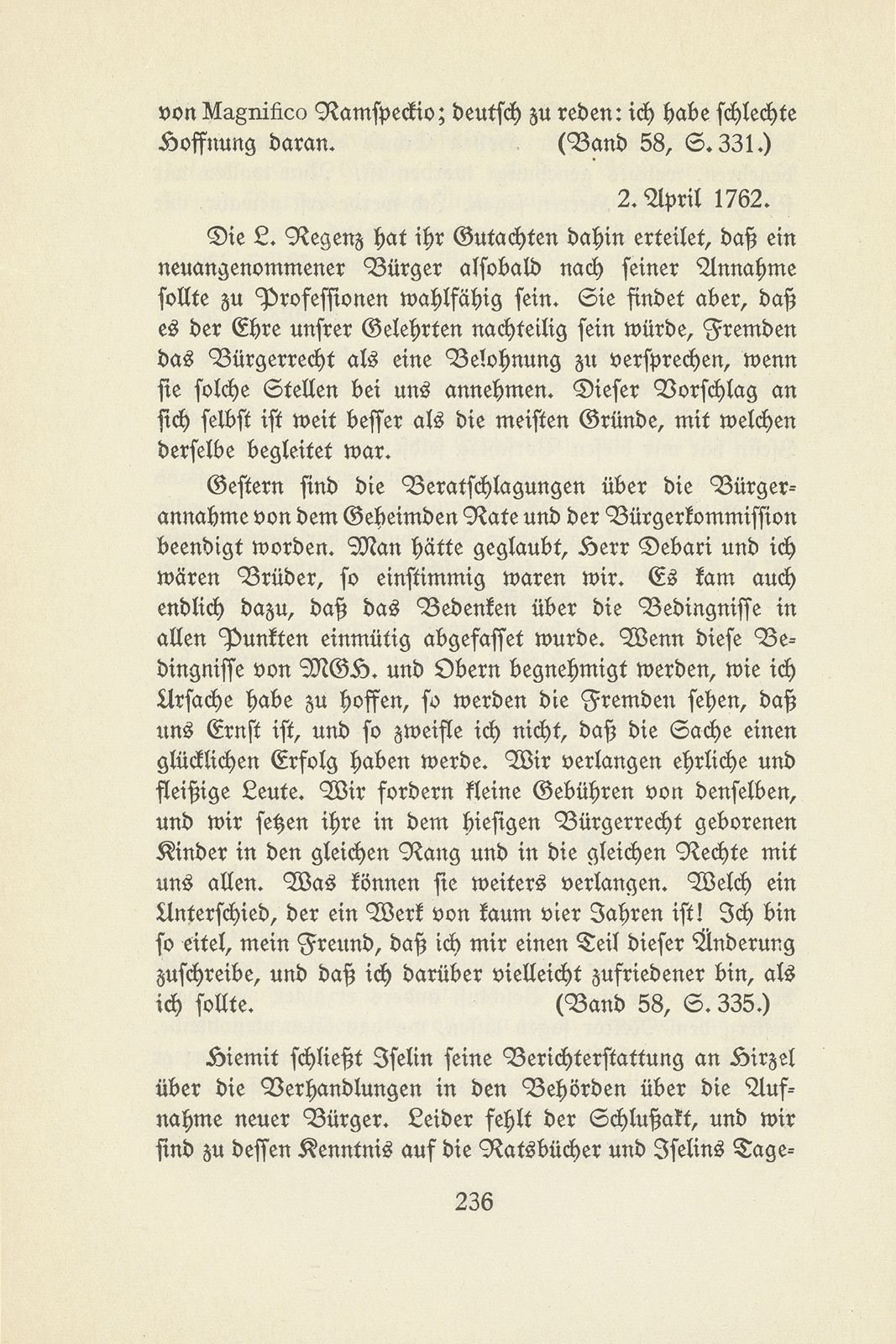 Der Kampf um die Wiederaufnahme neuer Bürger in Basel, 1757-1762 – Seite 25