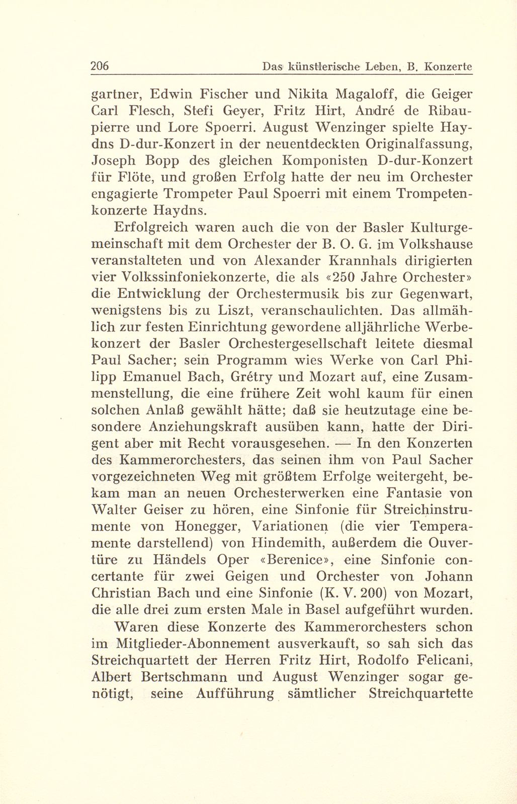 Das künstlerische Leben in Basel vom 1. Oktober 1943 bis 30. September 1944 – Seite 2