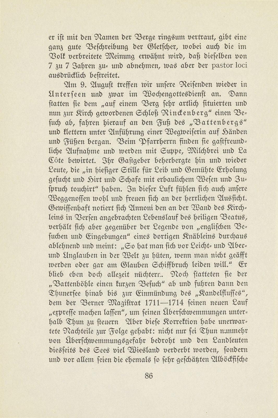 Aus den Wanderjahren des Hieronymus Annoni (1697-1770) – Seite 22