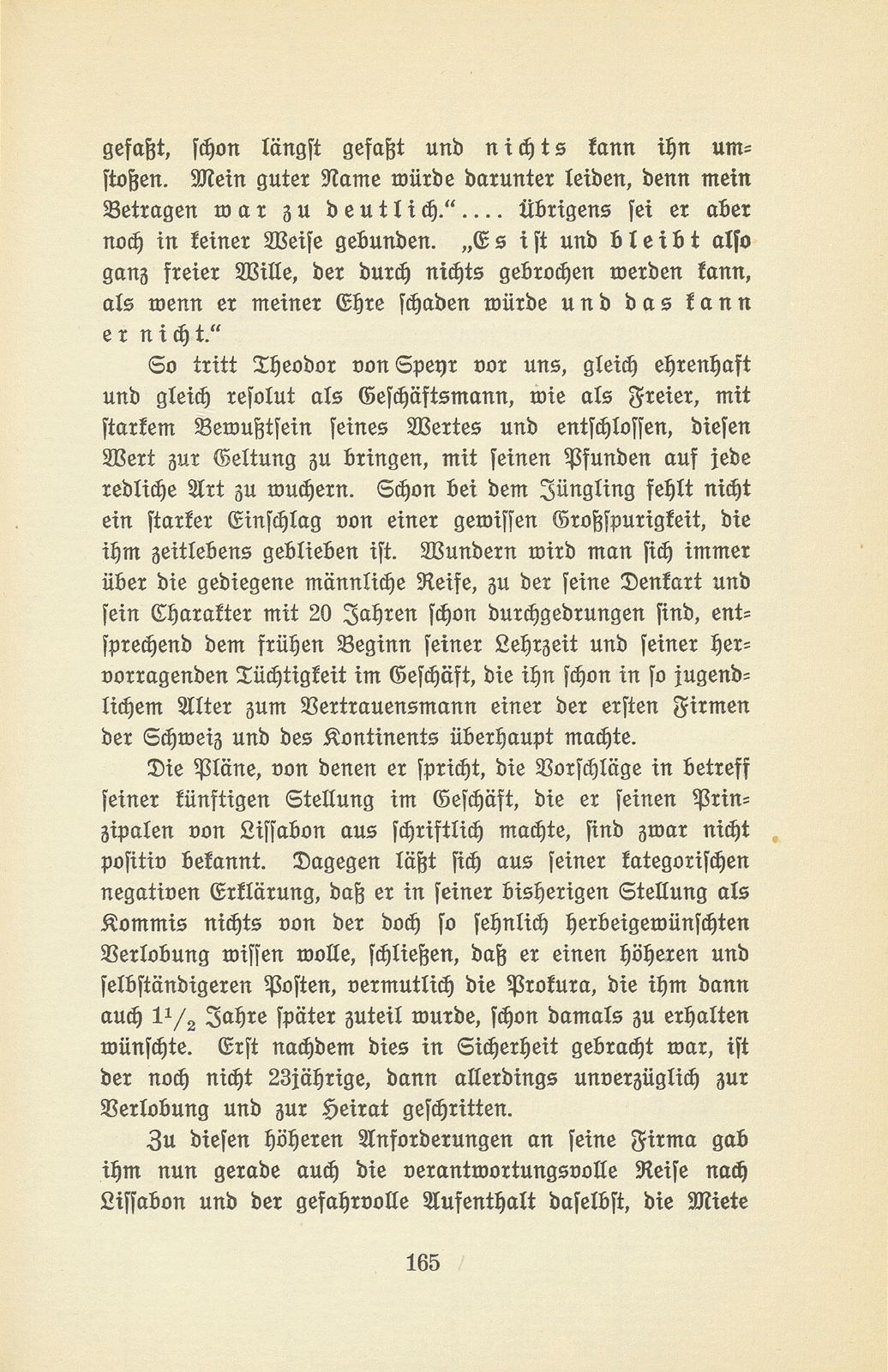 Abenteuer eines jungen Basler Kaufmanns vor hundert Jahren. Theodor von Speyr – Seite 9